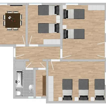 Swf122 Gemuetliche Monteurwohnung Uebergangswohnung Apartmán *